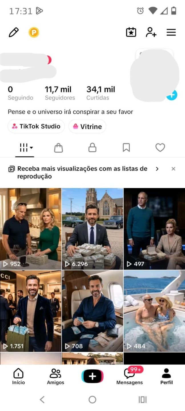 CONTA TIKTOK 11,7K SEGUIDORES, MONETIZAÇÃO E SHOP APROVADO | NICHO PROSPERIDADE