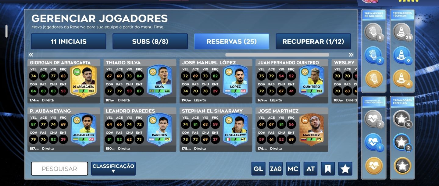 CONTA DE DLS 26 COM 12 HEROIS CULTUOS ESTADIO FULL E VARIOS LENDARIOS