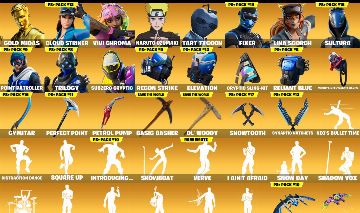 CONTA FORTNITE - 191 SKINS - MIDAS DOURADO
