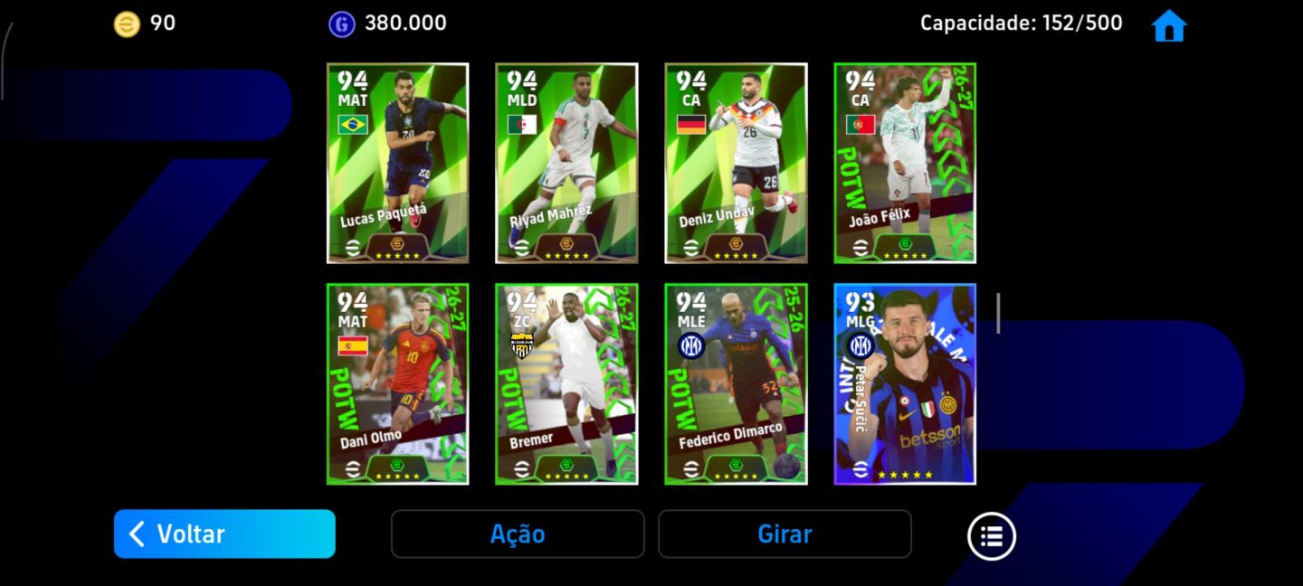 Conta de Efootball Mobile