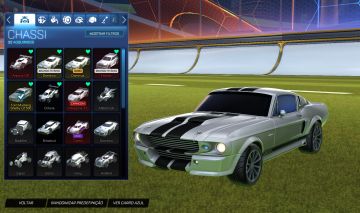 CONTA ROCKET LEAGUE COM Ford Mustang Shelby e Dominus TW