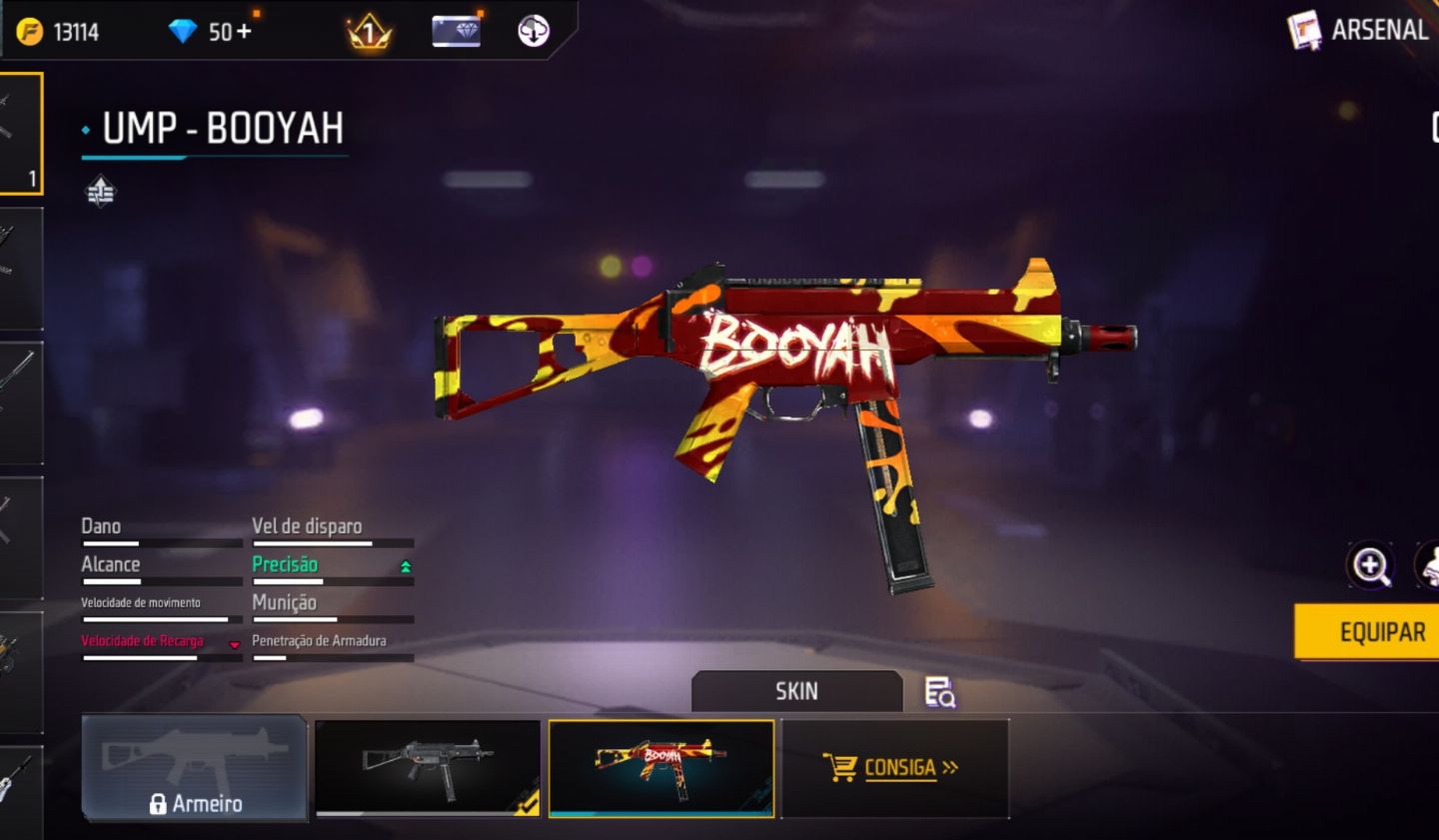 ANGELICAL [PRECOS BAIXOS] CONTAS FREEFIRE/ UMP ATT/ SKIN RARAS