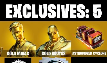 29 skins | Gold Brutus | Gold Midas | Gear Specialist Maya | Catalyst | Fade