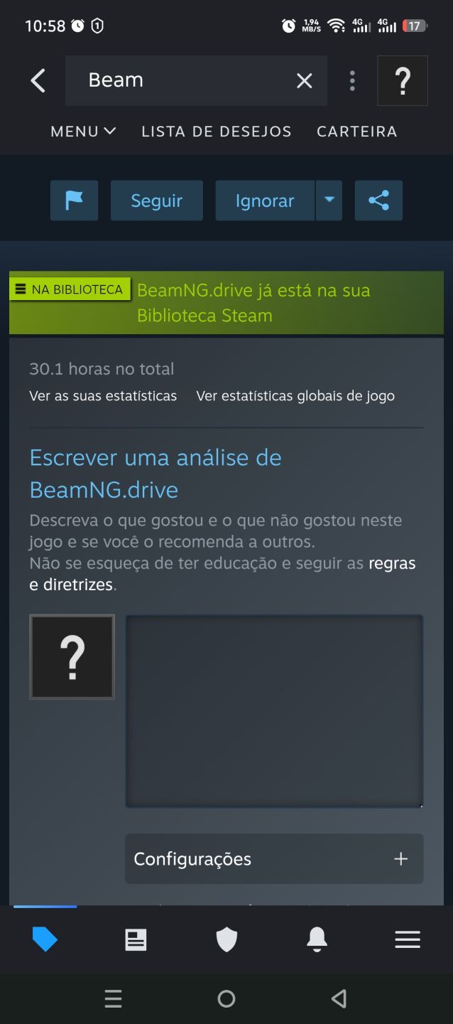 Conta com R.E.P.O e BeamNG.drive