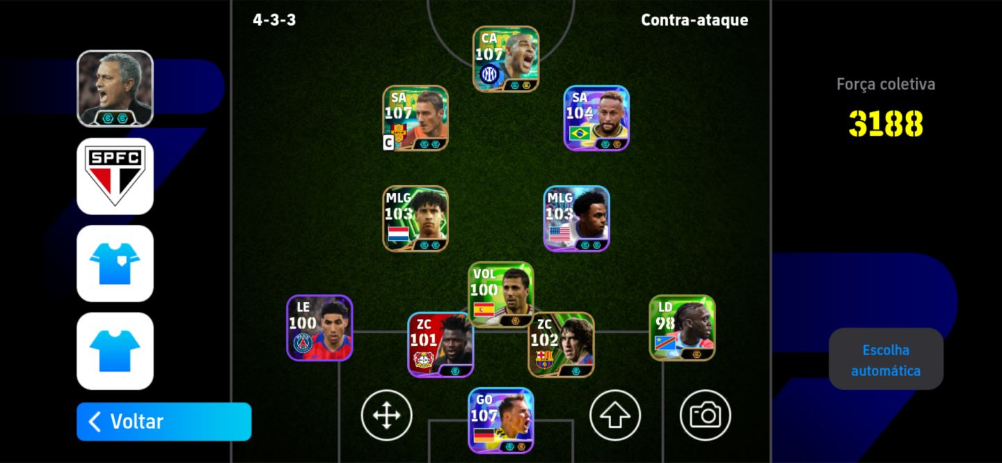 Conta efootball simples