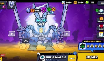 CONTA BRAWL STARS - COM KAZE LVL 11 E KENJI LVL 11
