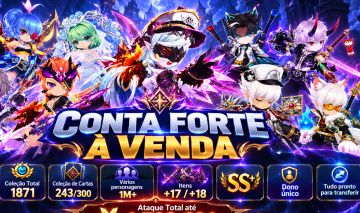 Grand Chase Classic | CLV 722 | 10 Cartas Reaper | Full Set Void | Conta End Gam