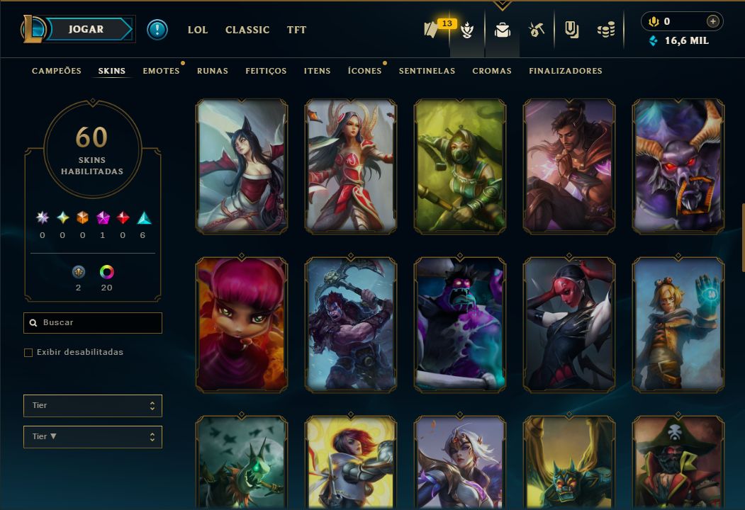 SKIN SINGED SURFISTA + [ DIAMANTE COM 55% DE WIN RATE ] + [ TROCA NICK ]
