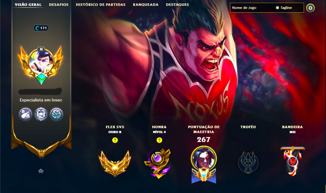 LENDÁRIA DARIUS MESTRE DA ENTERRADA + [QUASE 150 SKINS HABILITADAS] + TROCA NICK
