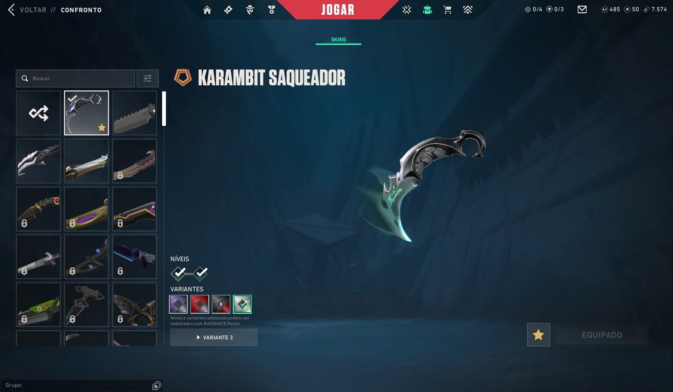 CONTA VALORANT Conta com ótimas skins e pronta para jogar!