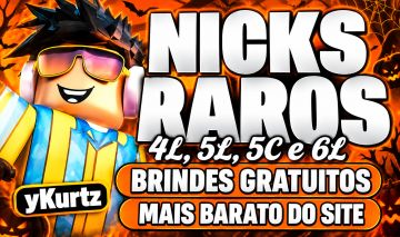 [BRINDE] CONTAS COM NICKS RAROS ROBLOX E ANTIGAS - MAIS BARATO DO SITE