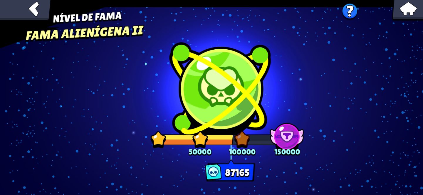 (50% OFF)Brawl Stars FULL | 130K Troféus + 773 Skins (2Frank Rei) + Fama Alien 2