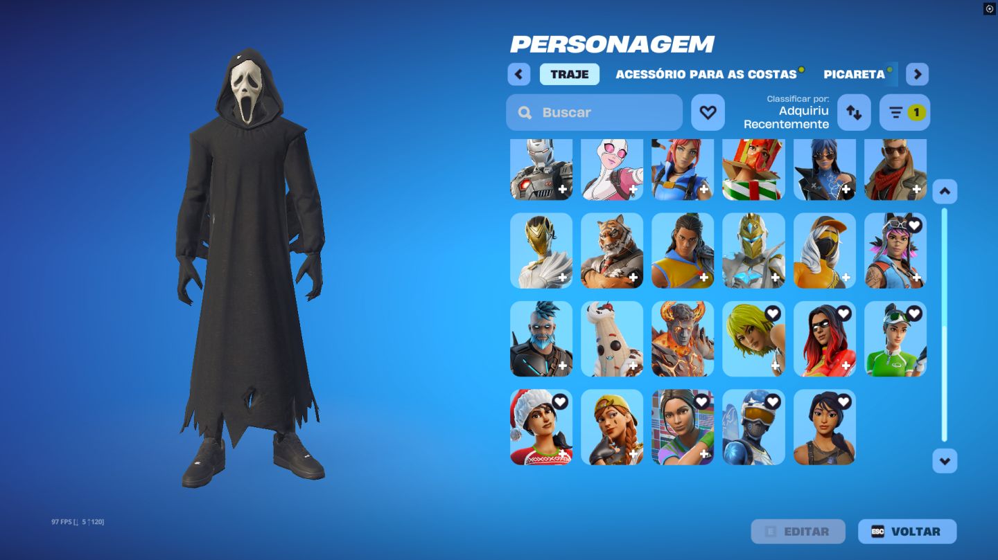 CONTA DE FORTNITE COM SKINS TRYHARD