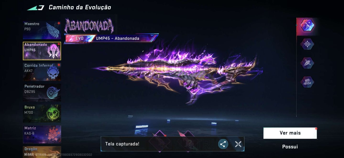 Conta boa, com espada nexus e 3 evos