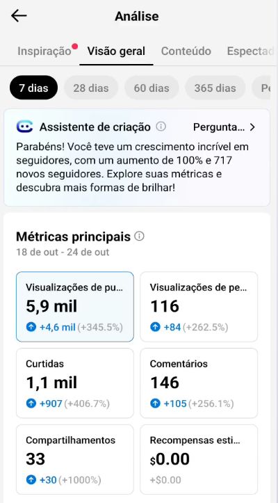 CONTA TIKTOK LIVE 1.109 SEGUIDORES REAIS | LINK NA BIO