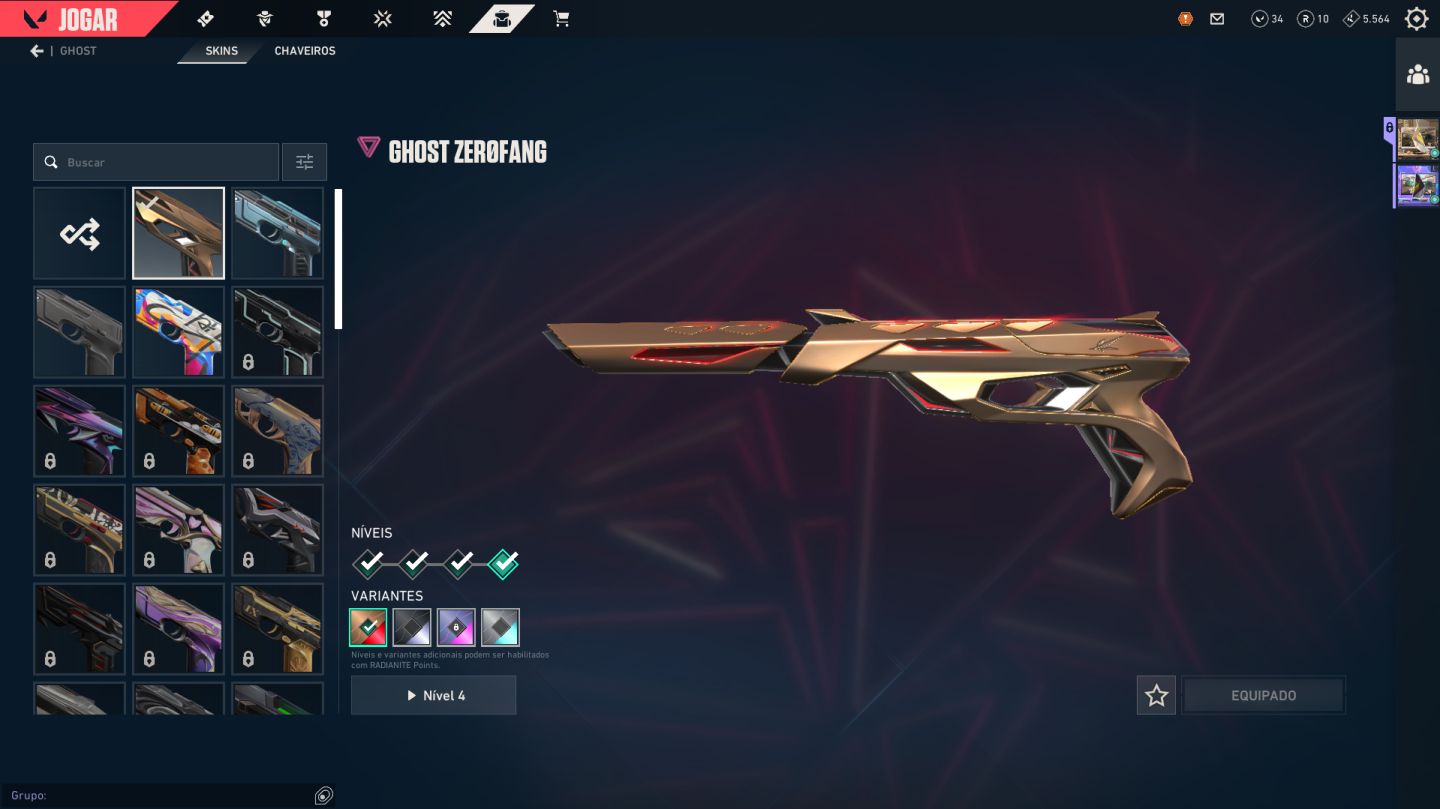 CONTA VALORANT FULL ACESSO EX IMORTAL LOTADA DE SKINS + DADOS DE RECUPERAÇÃO