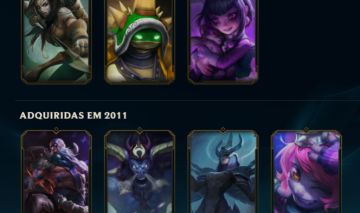 Conta Leage of Legends (Criada no Servidor americado e Transferida para o BR)