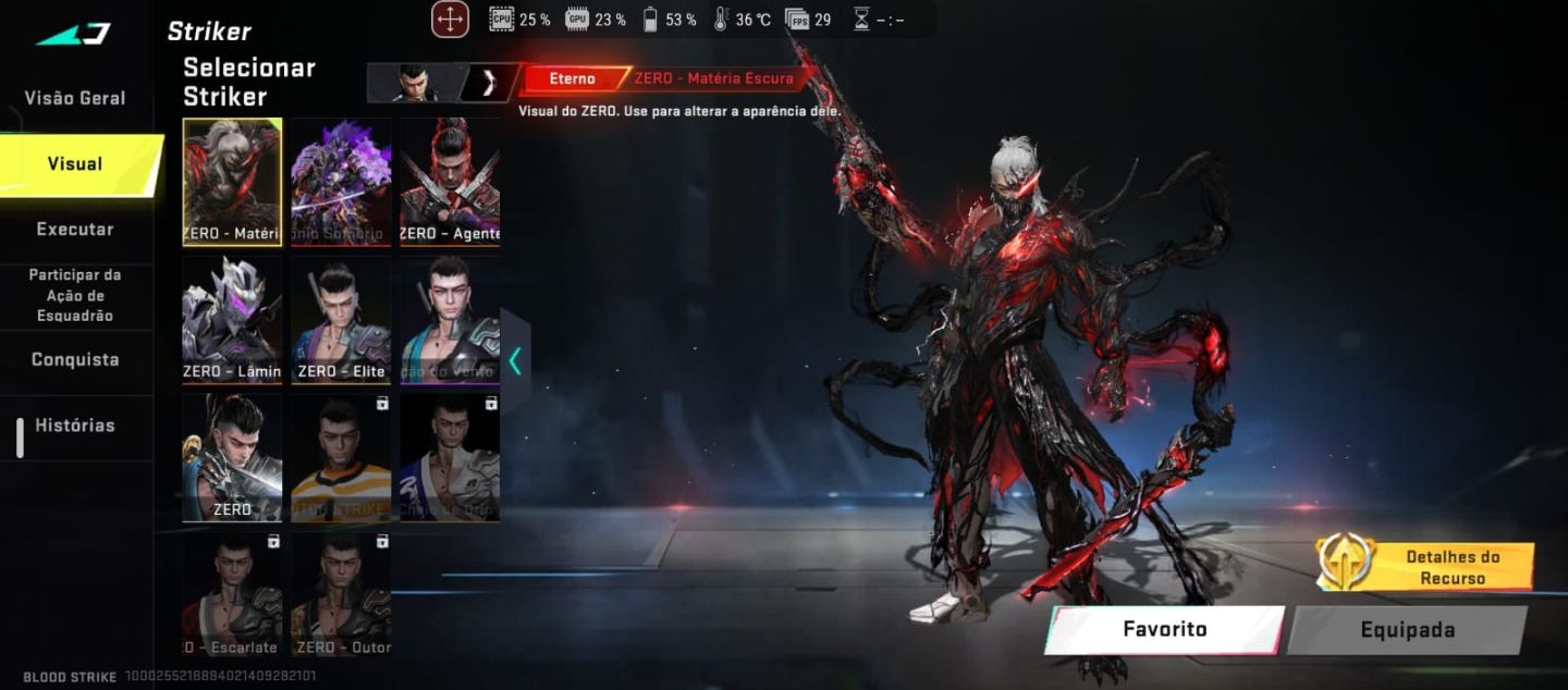 CONTA BLOOD STRIKE MUITO RARA COM SKINS ESCLUSIVA XTREME AK47 E BARRETAO LVL MAX