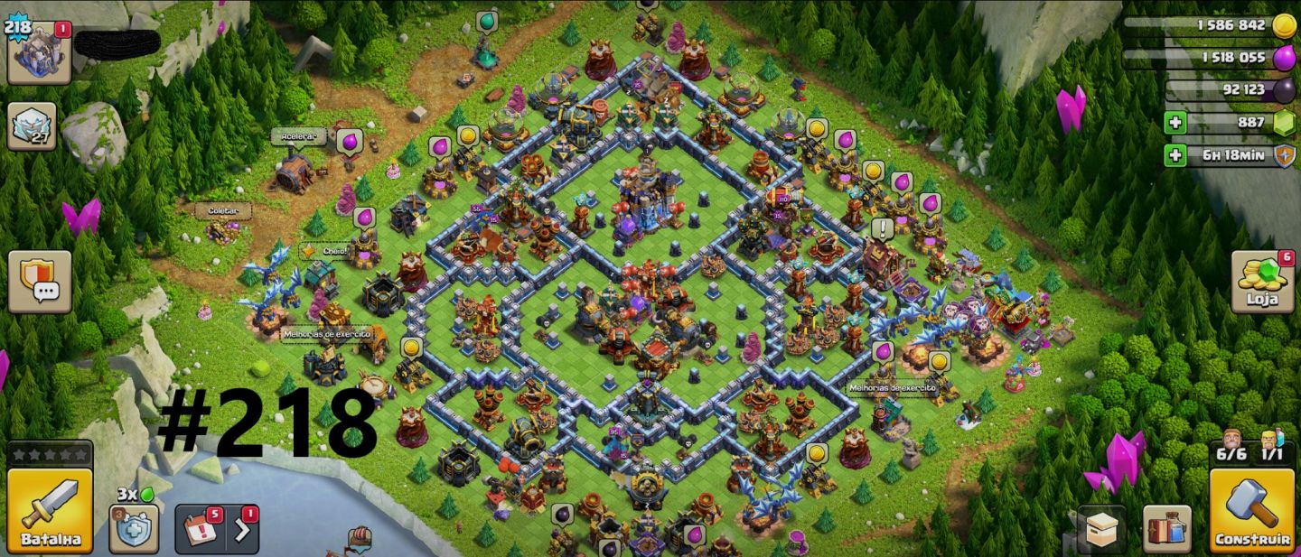 PROMOÇÃO ESPECIAL: CONTAS CV 17 e 18 CLASH OF CLANS FULL ACESSO COM SEGURANÇA!!