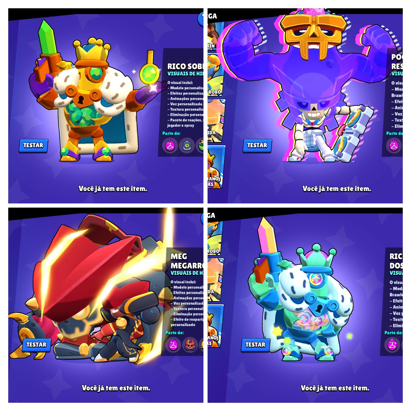 CONTA BRAW 84K | FAMA METEORICA - 89 BRAWLERS NIVEL 11 E MAIS DE 420 SKINS TOPD+