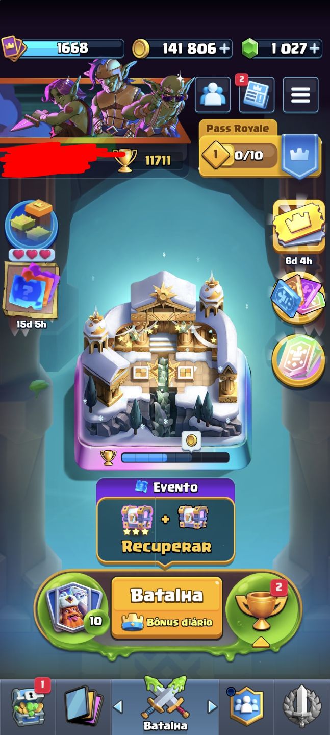 Contas raras de bralw stars e class royale