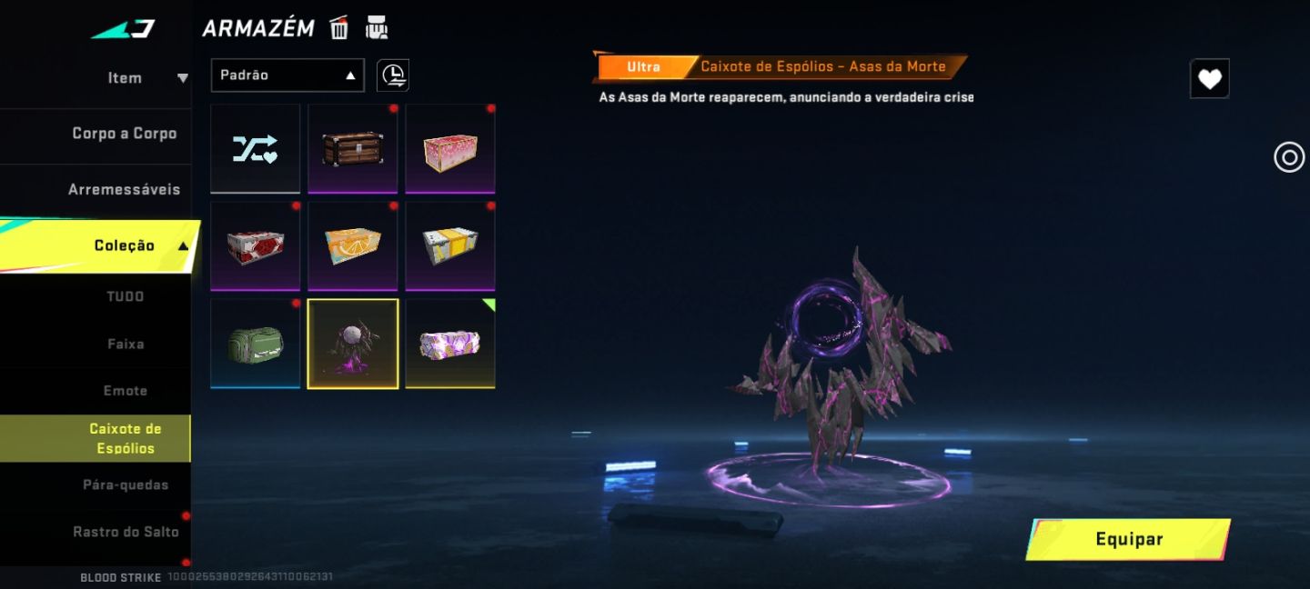 Conta Blood Strike Nível 34 c/ Lendárias e Emote Trono