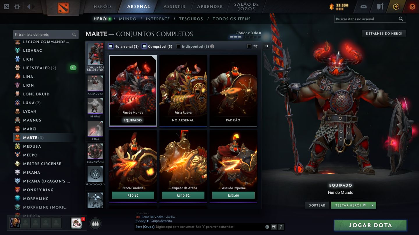 Conta Dota 2 Cruzado 2 Behavior 11.981/12.000 - 1.859 MMR Main Pool