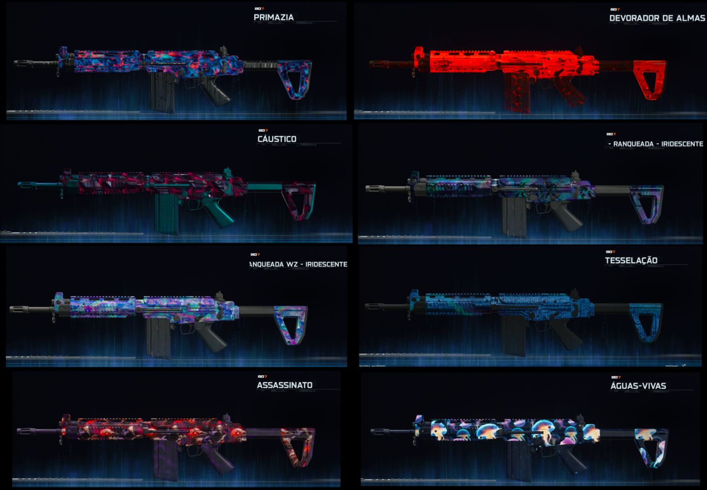 CONTA BLACK NOIR IRIDESCENT MP 3 NUKE, CALL OF DUTY WARZONE BLACK OPS 7