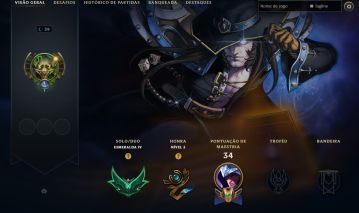 CONTA LOL ESMERALDA 4 | 16WIN 4LOSE | ESPÓLIO RECHEADO | +30 -10 | PAXTF BANNER
