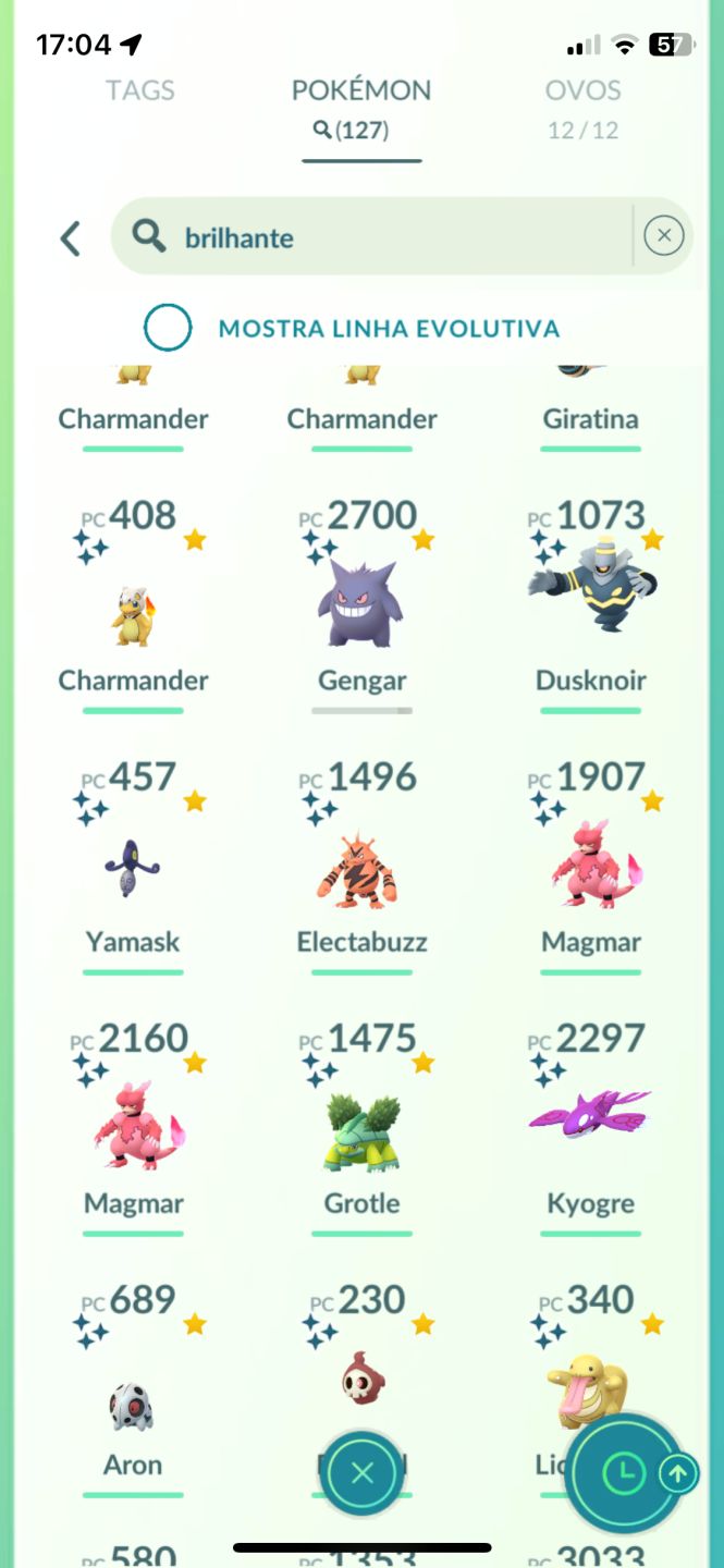 CONTA POKÉMON GO - OG 2018