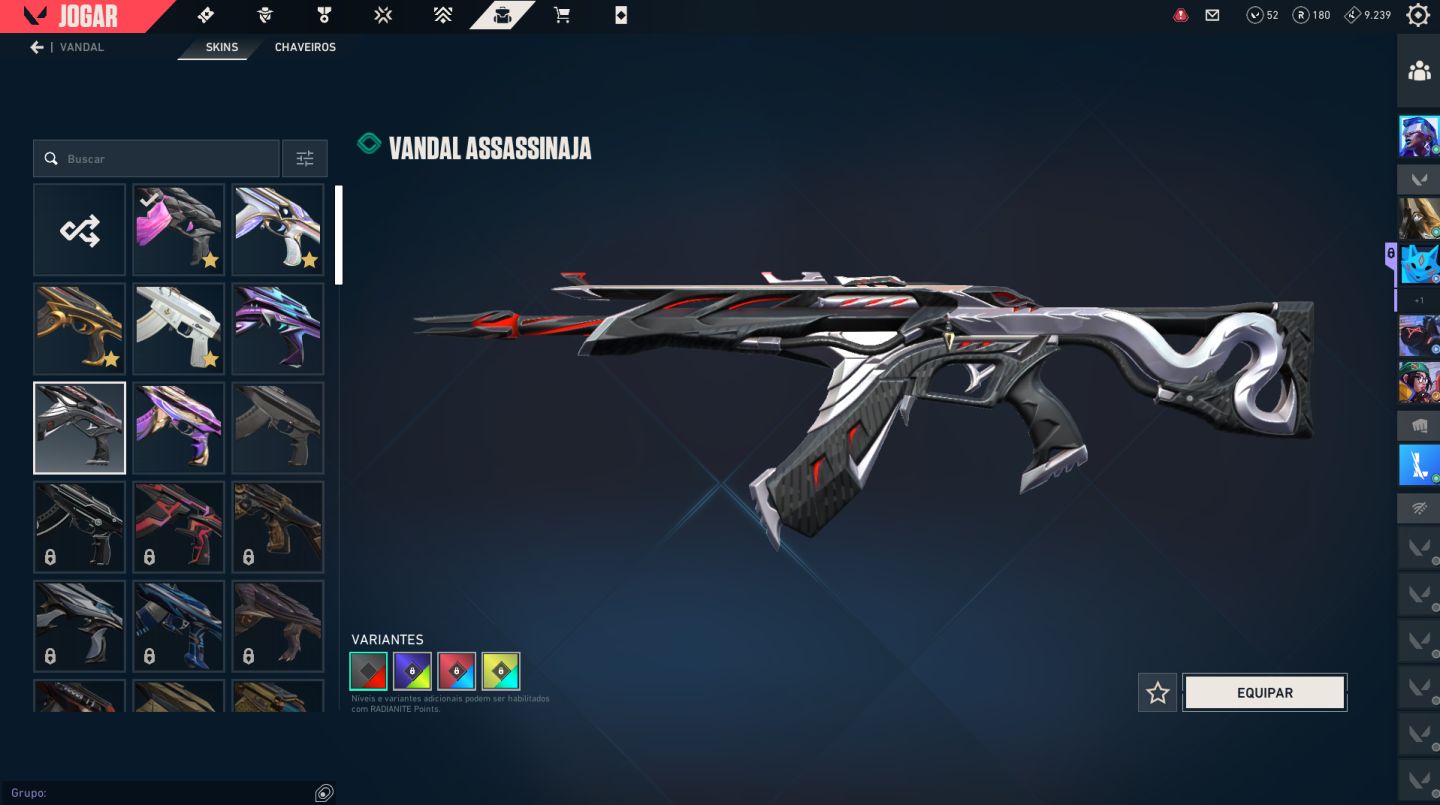 VENHA, CONTA TOP COM SKINS DE VP E PASSE - BR - QUENTE!!!!!!!