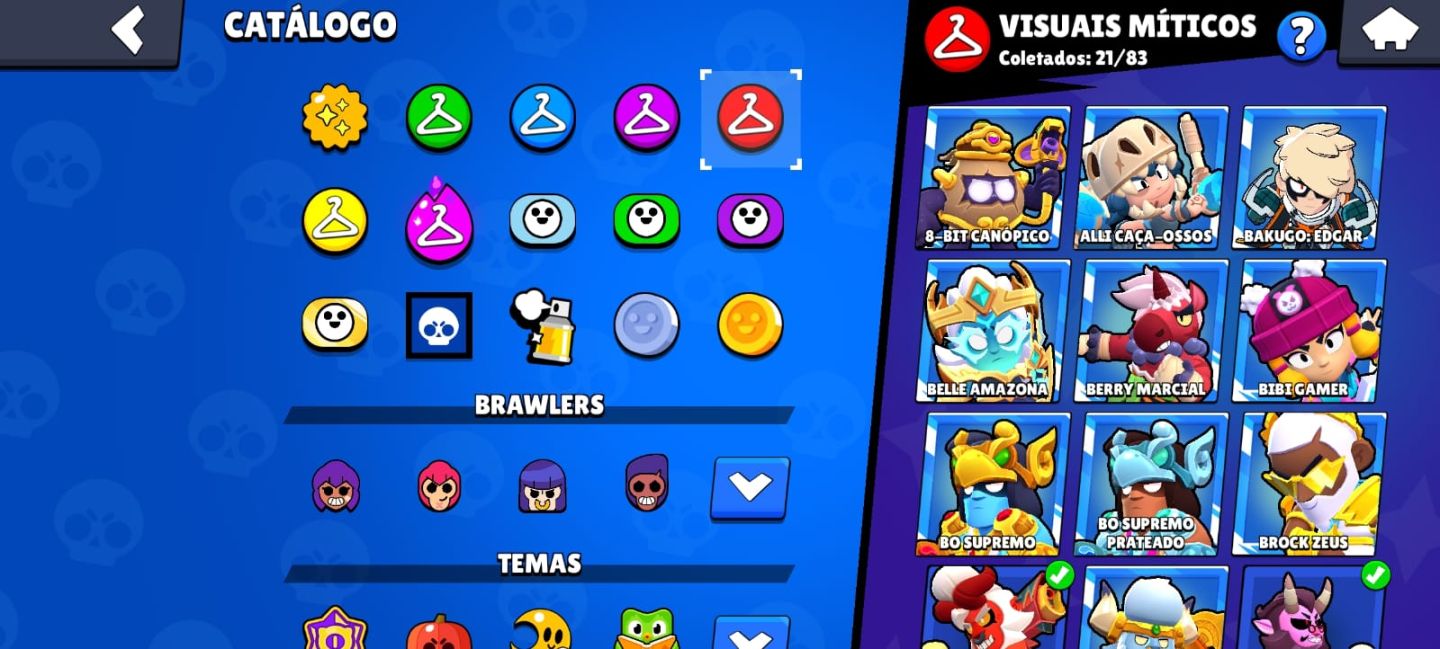 CONTA BRAWL STARS & CLASH ROYALE 2018/2017 COM TODOS OS BRAWLERS & CARTAS!