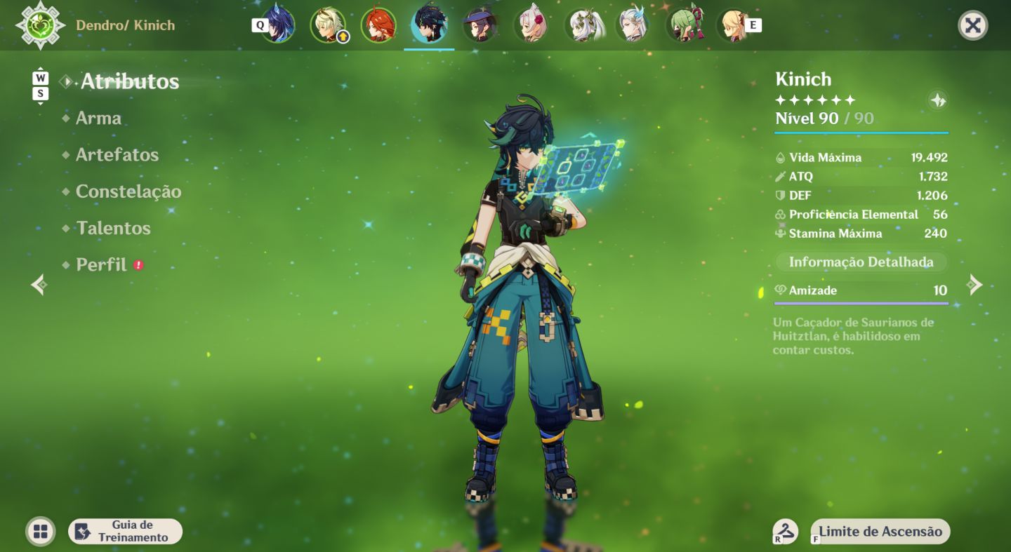 Acc AR 57 - Mavuika, Xilonen, Sandrone, e muito mais. OBS: Valor negociável