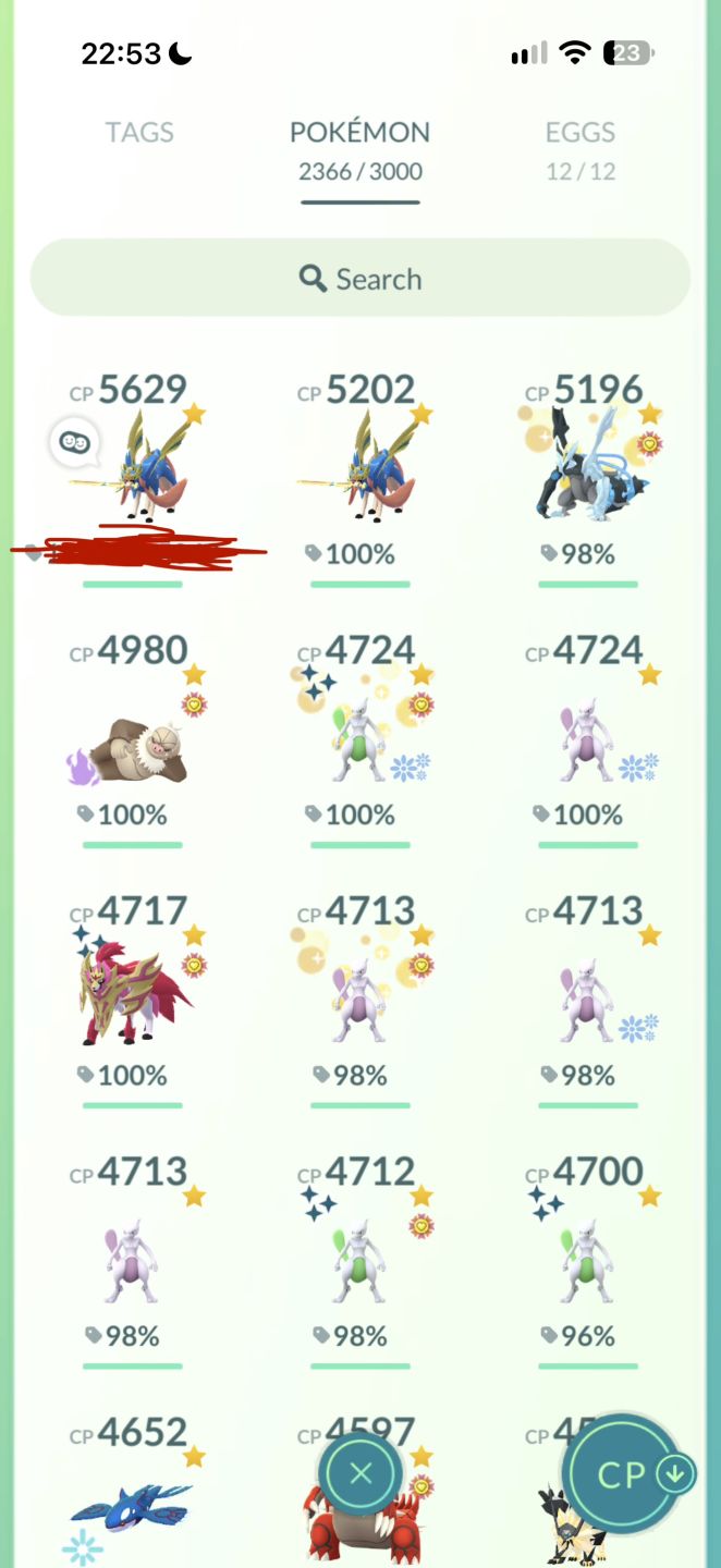 CONTA POKÉMON NÍVEL 74 ABSURDA