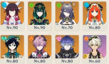 Conta Genshin Meta com Nefer , Lauma , Flins , Columbina , Durin , Venti etc...