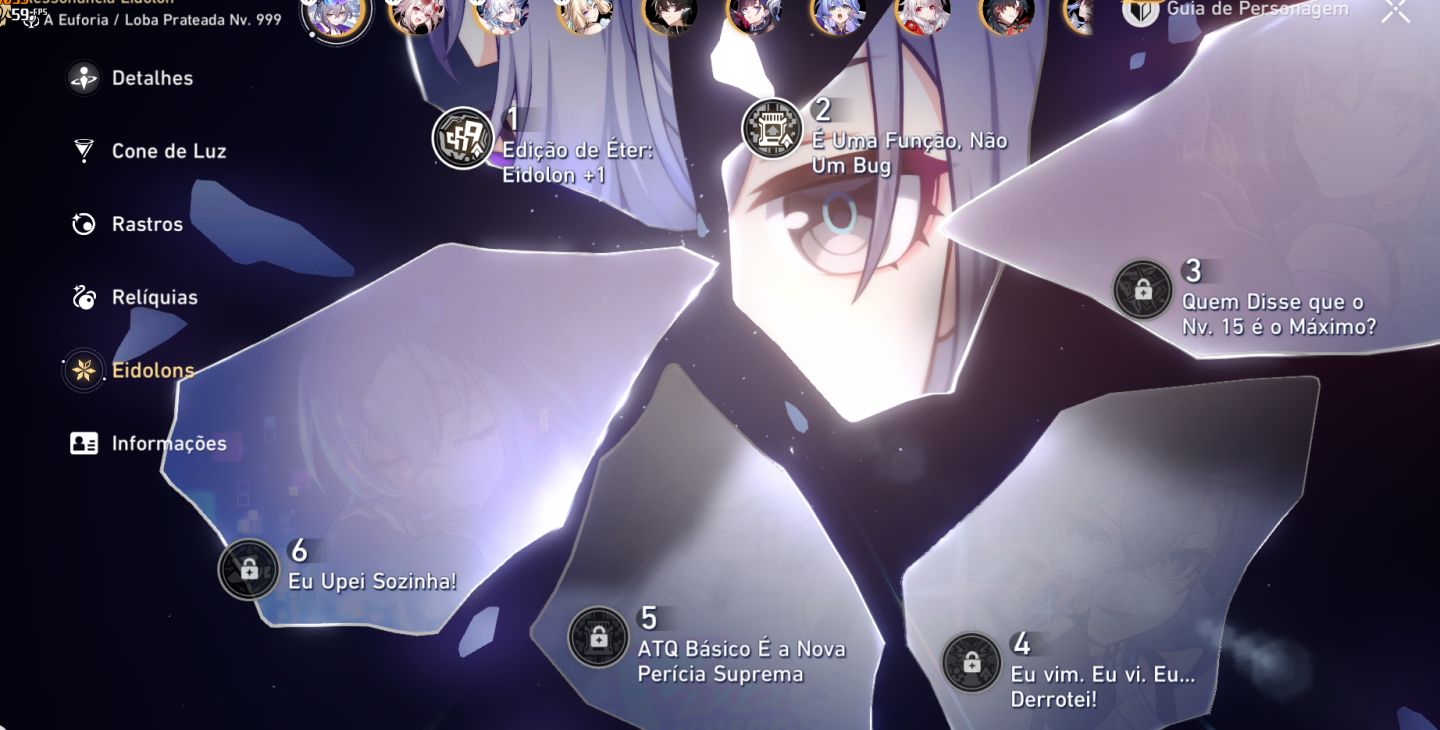 Conta end game star rail. Loba 999 E2/ Acheron E2/ Mortenax blade E2/ Firefly E2