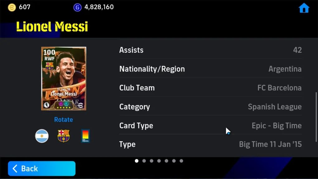 EFOOTBALL 3207 FC | MESSI 108 | VAN BASTEN 105 | BEBETO 105|CANTONA 104|4.8M GP