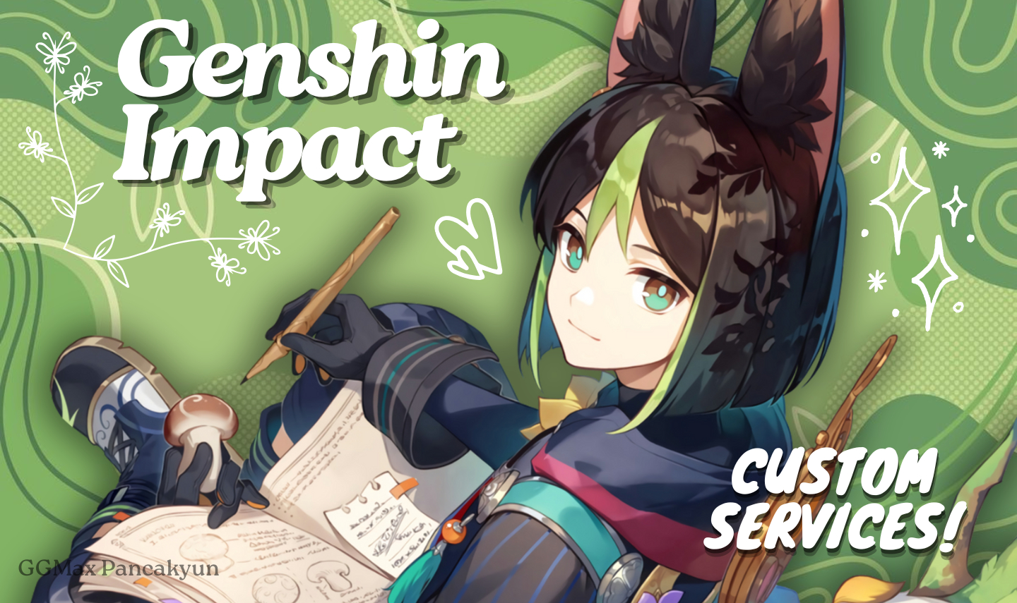 Genshin Impact - Serviços Customizados!