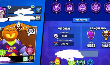 Conta de Brawl Stars FULL+Conta de Clash Royale com deck FULL 16