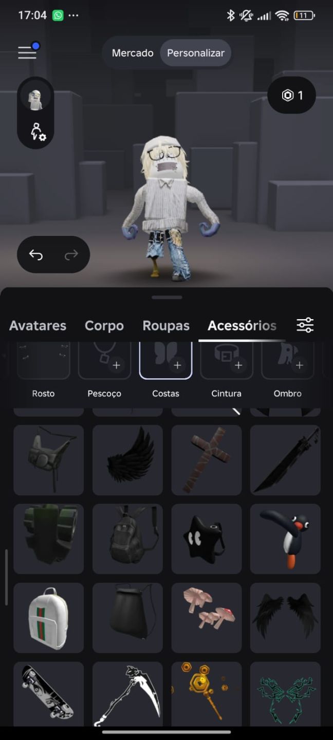 CONTA DE ROBLOX RARA E GEMADA FULL ACESSO
