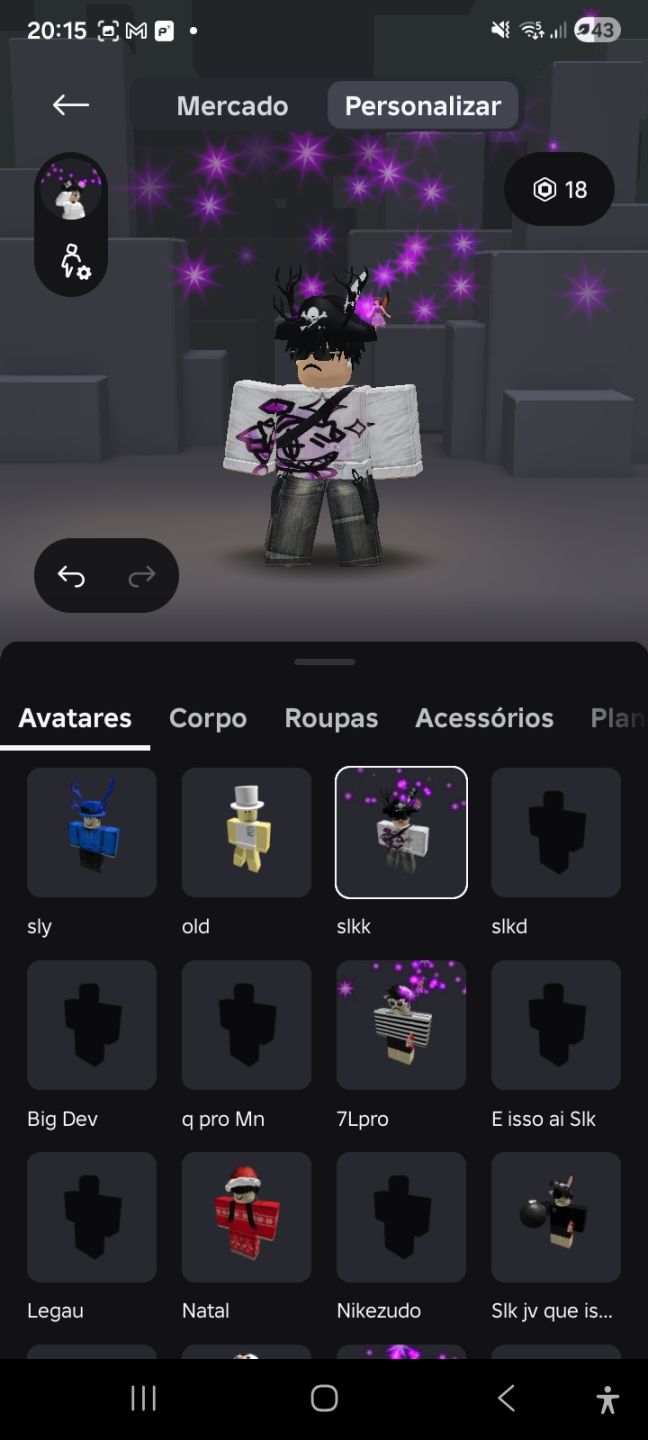 CONTA DE ROBLOX MASCULINA/FEMININA RICA +10K GASTOS