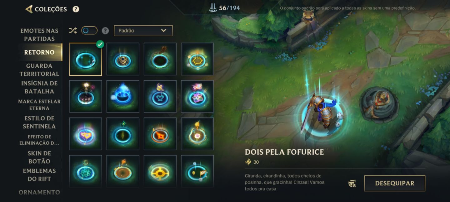 CONTA WILD RIFT NV 248, 271 SKINS (COM SKINS LIMITADAS), ÍCONES E ETCS