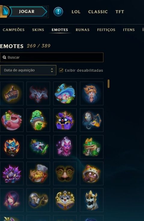 Conta lv 1117 esmeralda 4 com 308 skins