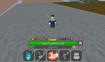 Conta de king legacy com Xmas Blade