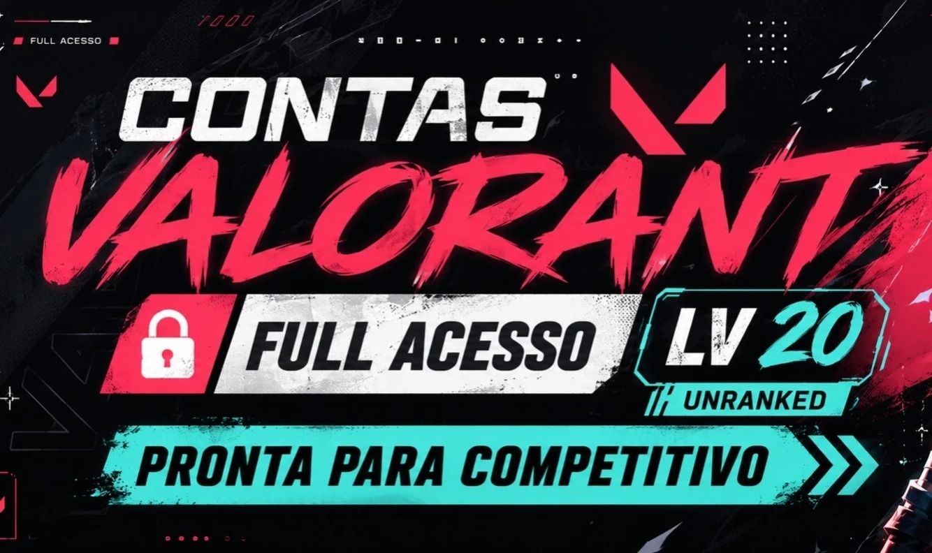 Conta Valorant Unranked lv 20 | Comp liberado FULL ACESSO (Entrega Automatica)