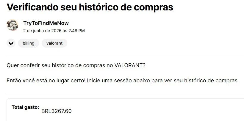 Conta Valorant Full Acesso com Mais de 3K Gastos + Skin Limitada