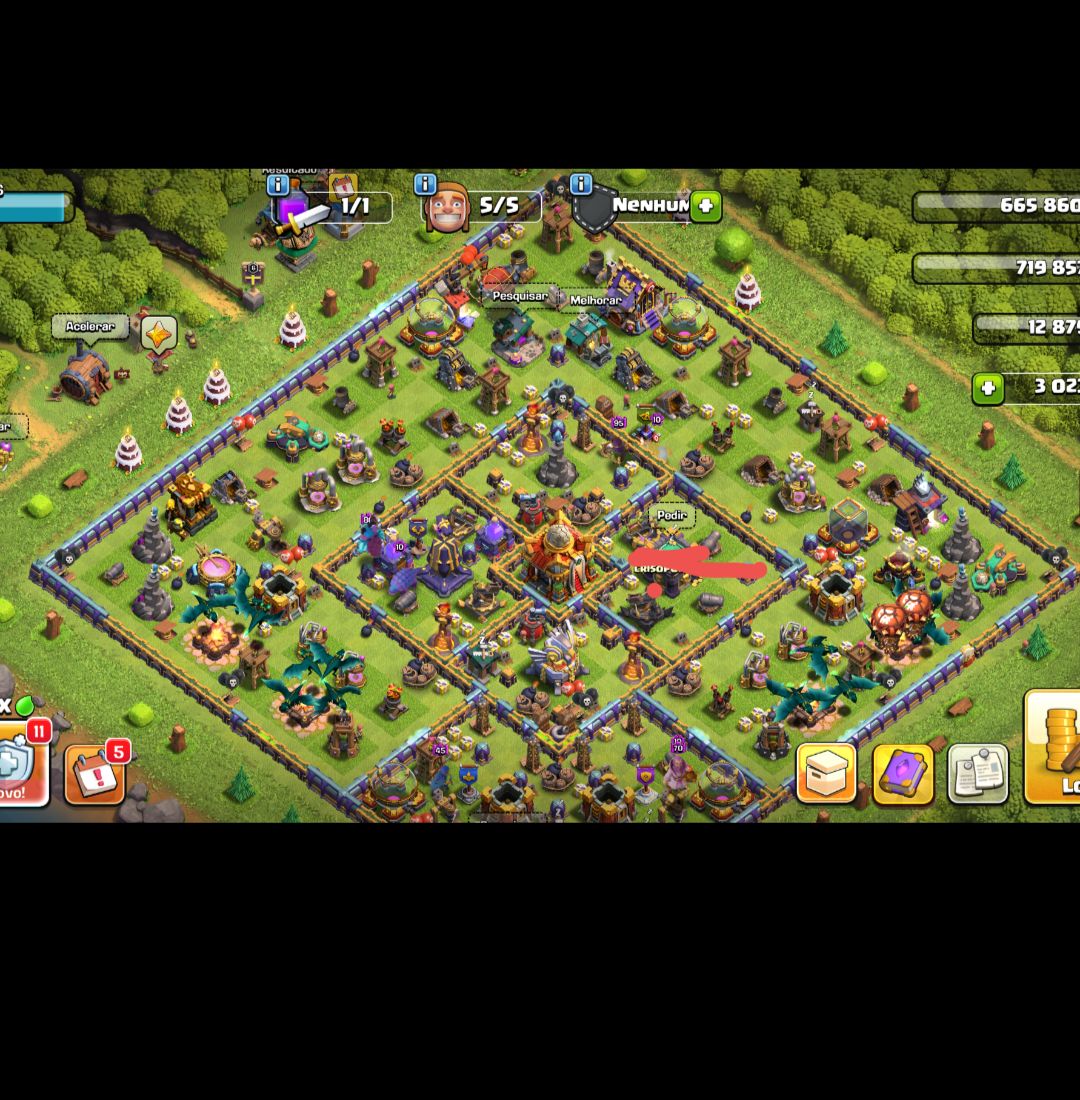 CONTAS CLASH OF CLANS