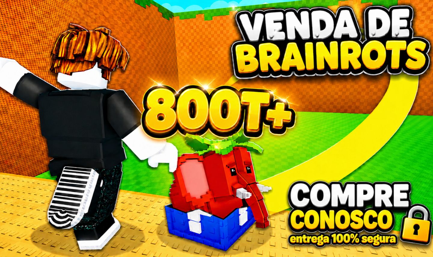 99%OFF - PROMOÇÃO HOJE BRAINROTS 5Q+ KICK A LUCKY BLOCK/CHUTE UM BLOCO DA SORT