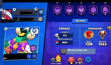 Conta brawl stars com mestres, full acesso