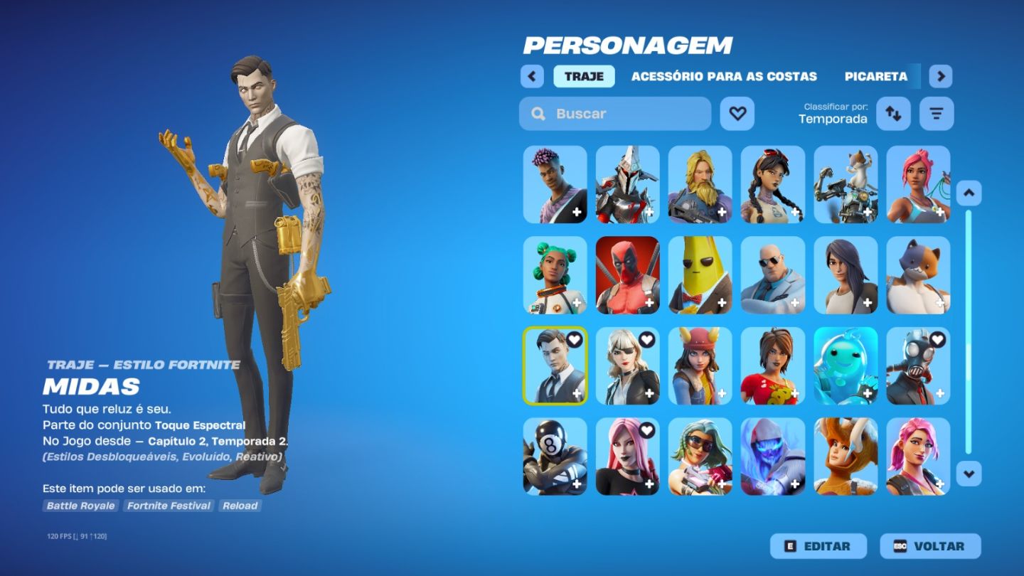 Conta de Fortnite Fundador/Salve o Mundo Og | 240+ Skins Tryhard
